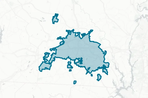 City of Gastonia — detail map
