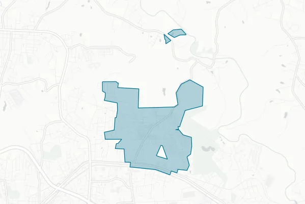 Town of Ranlo — detail map