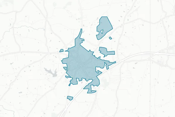 City of Oxford — detail map
