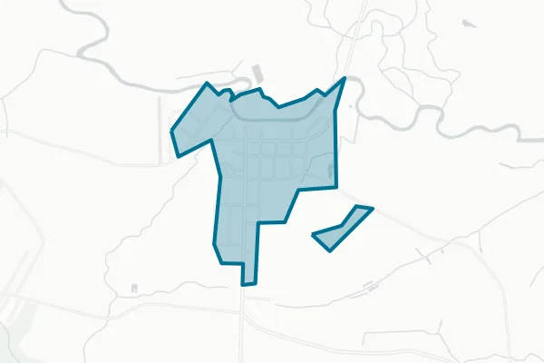 Town of Hookerton — detail map