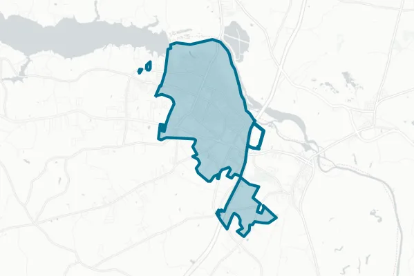 Roanoke Rapids Graded School District — detail map