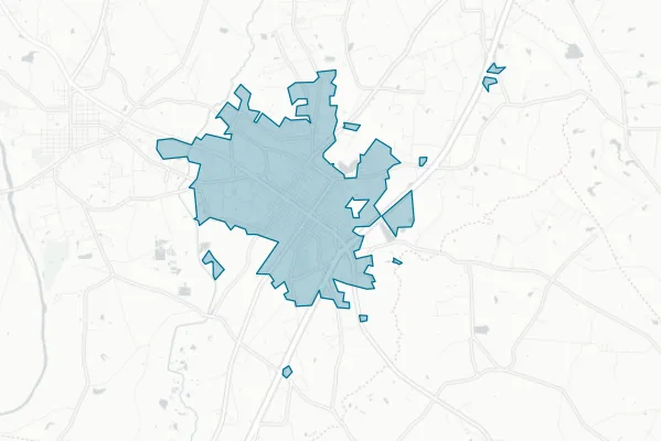 City of Dunn — detail map