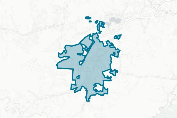 Town of Waynesville — detail map