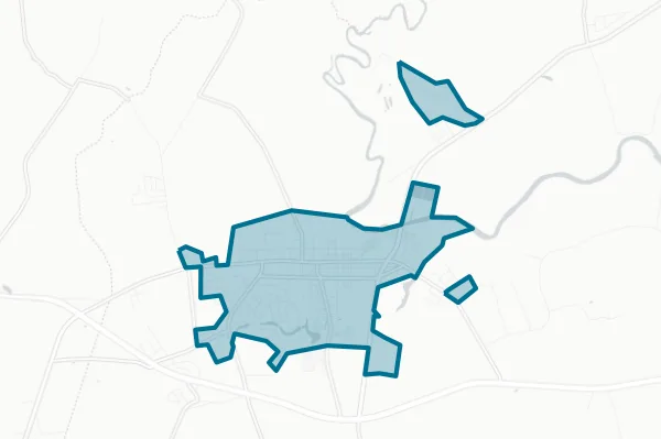 Town of Murfreesboro — detail map