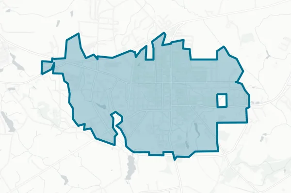 City of Raeford — detail map