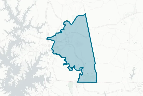 Mooresville Graded School District — detail map