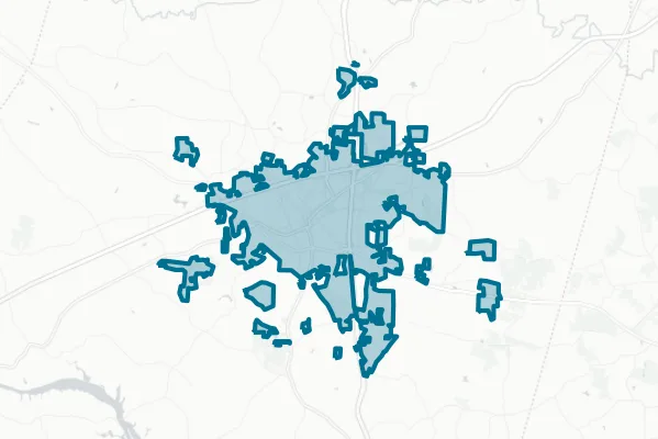 City of Statesville — detail map