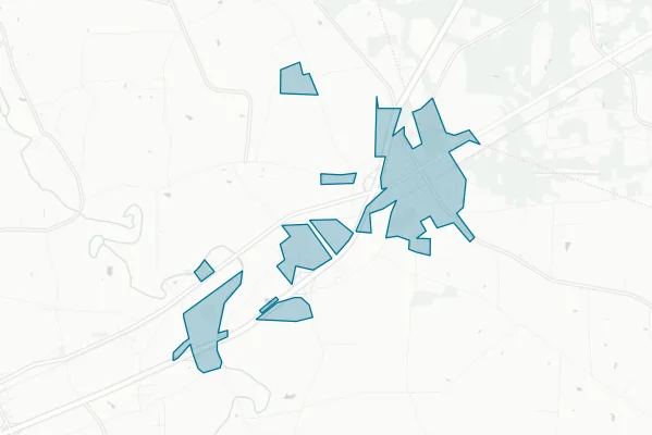 Town of Kenly — detail map