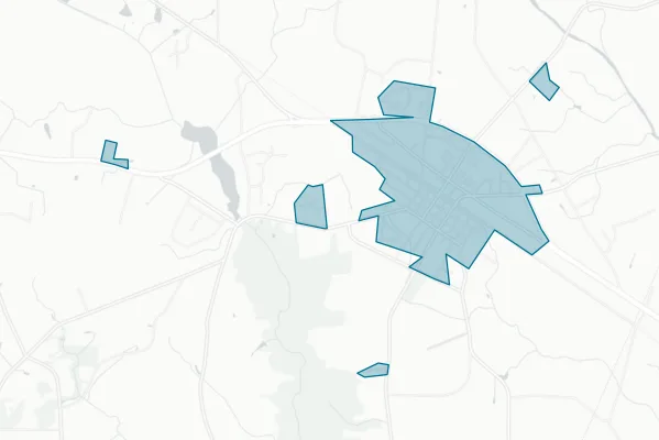 Town of Princeton — detail map