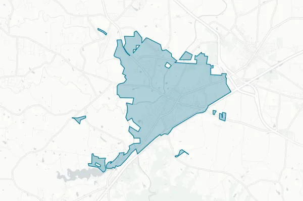 Town of Smithfield — detail map