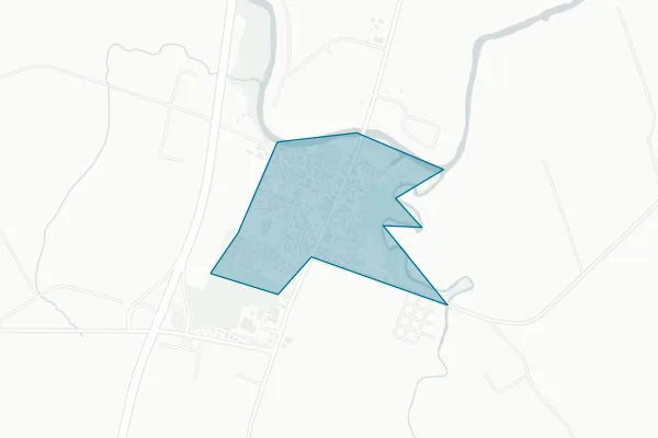 Town of Pollocksville — detail map