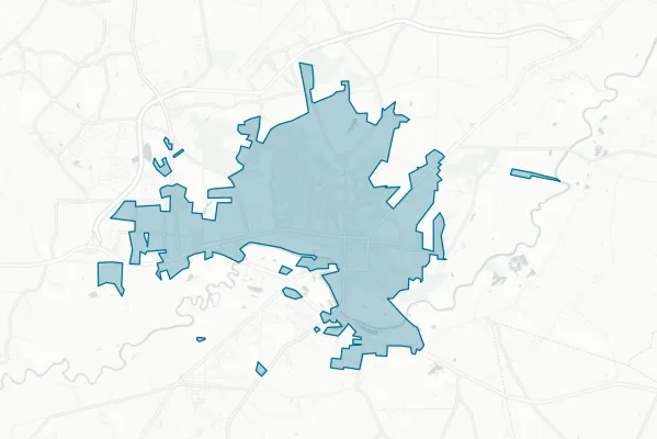 City of Kinston — detail map