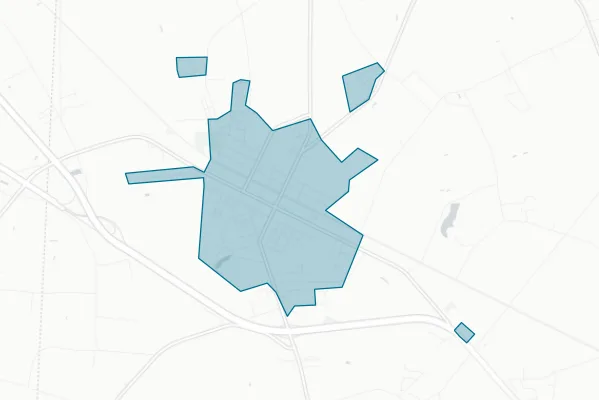 Town of La Grange — detail map