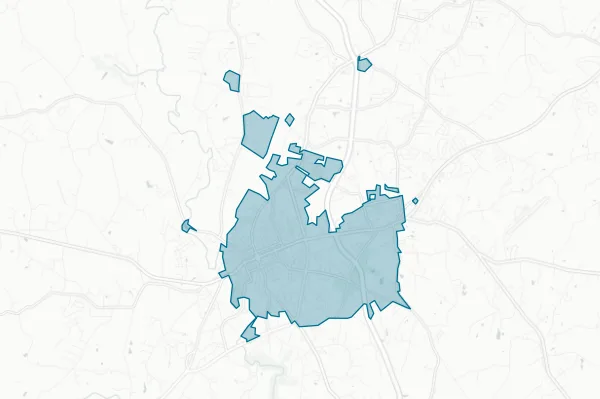 City of Lincolnton — detail map