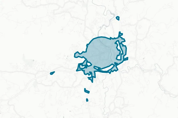 Town of Franklin — detail map