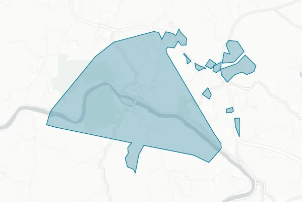 Town of Marshall — detail map