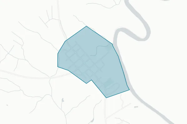 Town of Hamilton — detail map