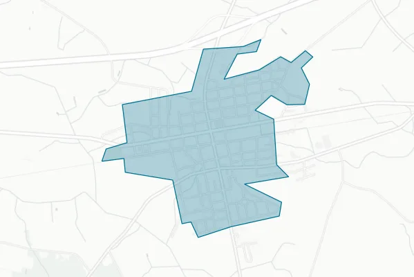 Town of Robersonville — detail map