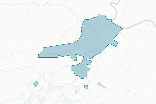 Town of Williamston — detail map