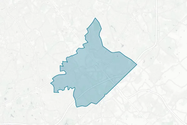 Town of Matthews — detail map
