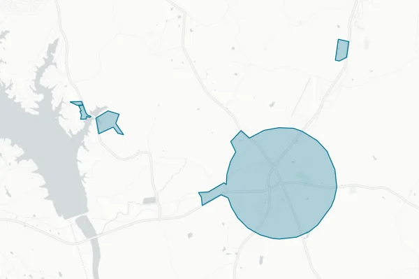 Town of Mount Gilead — detail map