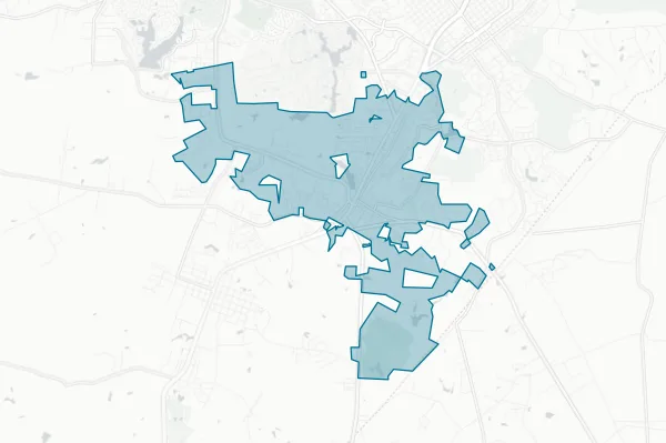 Town of Aberdeen — detail map