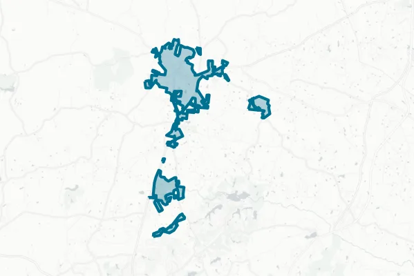 Town of Carthage — detail map