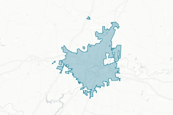 City of Rocky Mount — detail map