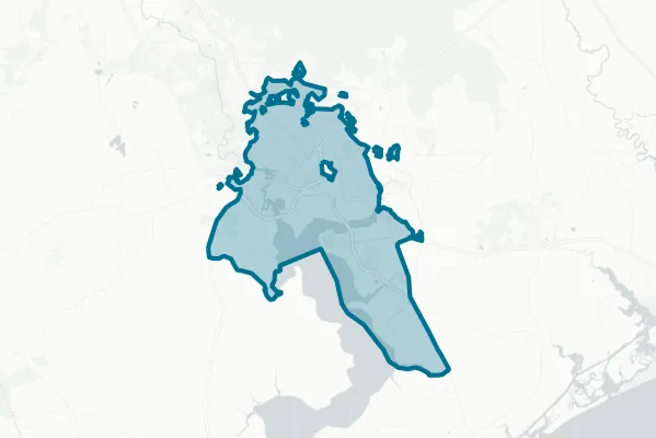 City of Jacksonville — detail map
