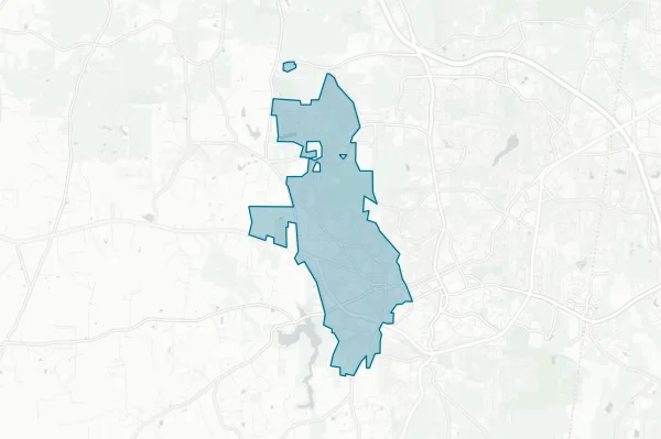 Town of Carrboro — detail map