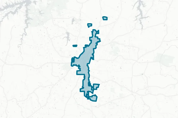 City of Roxboro — detail map