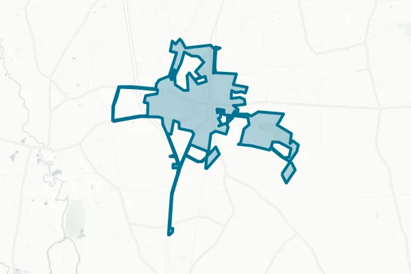 Town of Ayden — detail map