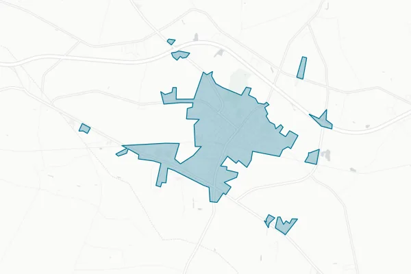 Town of Farmville — detail map