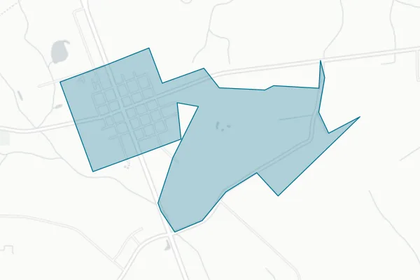 Town of Fountain — detail map