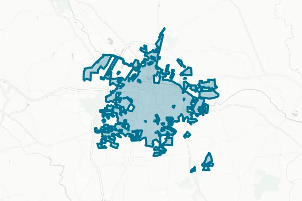 City of Greenville — detail map