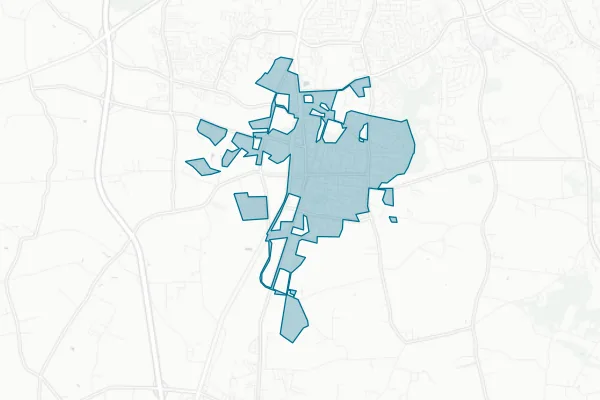Town of Winterville — detail map