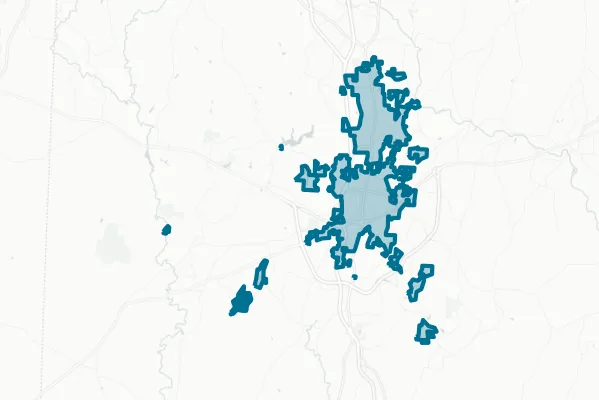 City of Asheboro — detail map