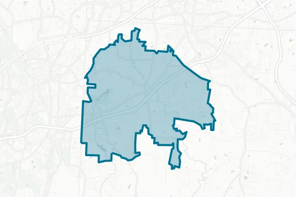 City of Trinity — detail map