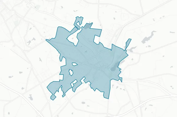 City of Hamlet — detail map