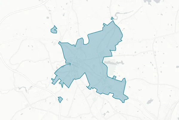 City of Rockingham — detail map