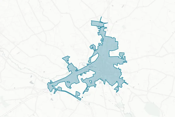 City of Lumberton — detail map