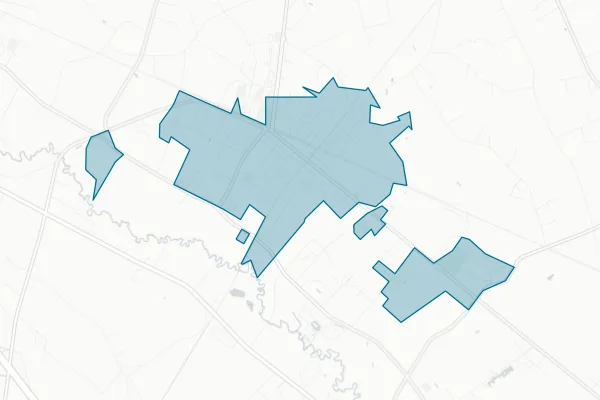 Town of Pembroke — detail map