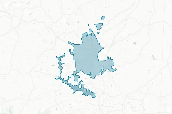 City of Reidsville — detail map