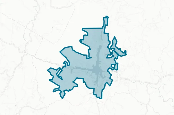 Town of Lake Lure — detail map