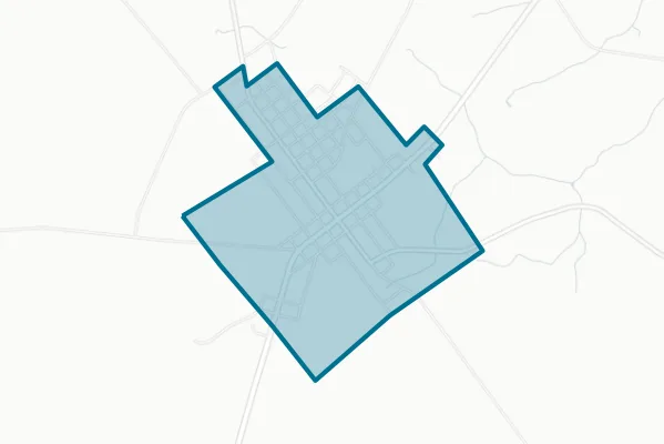 Town of Garland — detail map