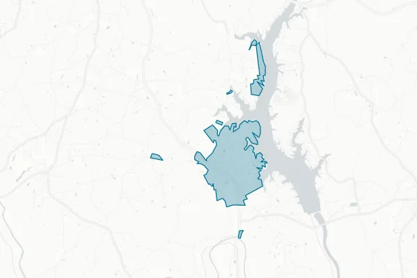 Town of Norwood — detail map