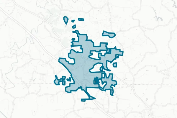 City of King — detail map