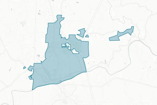 Town of Elkin Nc — detail map