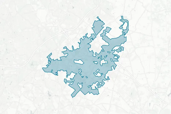 Town of Indian Trail — detail map