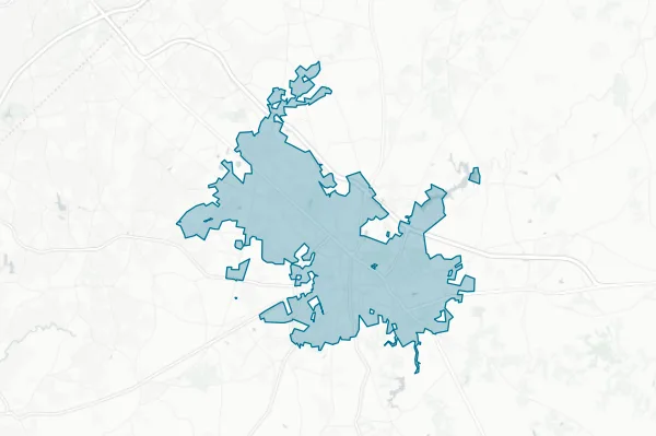 City of Monroe — detail map